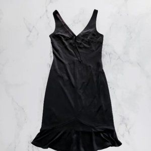 Silky Satin Little Black Dress from White House Black Market